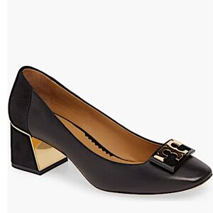 Tory Burch Leather Gigi T Logo Pump